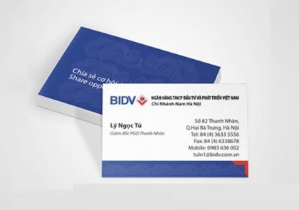 Card Visit Là Gì? 10+ Bí Mật Khi In Card Visit Chuyên Nghiệp | In Đồng Lợi | 5
