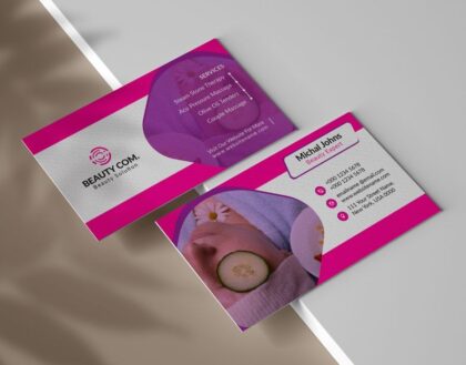 Mẫu Card Visit Đẹp Cho Spa