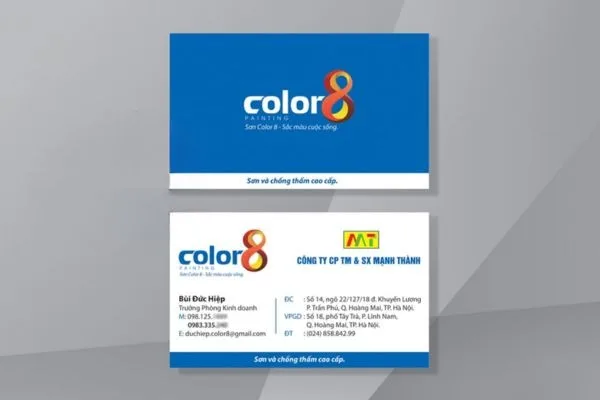 Mẫu Card Visit Xây Dựng