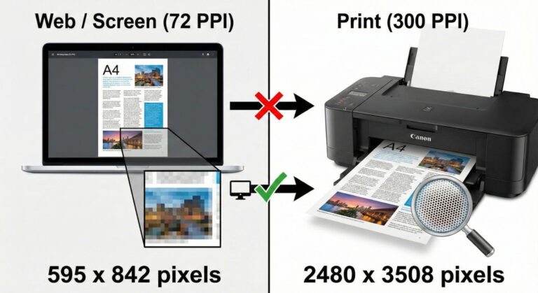Kích thước khổ giấy A4: Bảng Quy Đổi Cm, Inch, Pixel Chuẩn » In Đồng Lợi