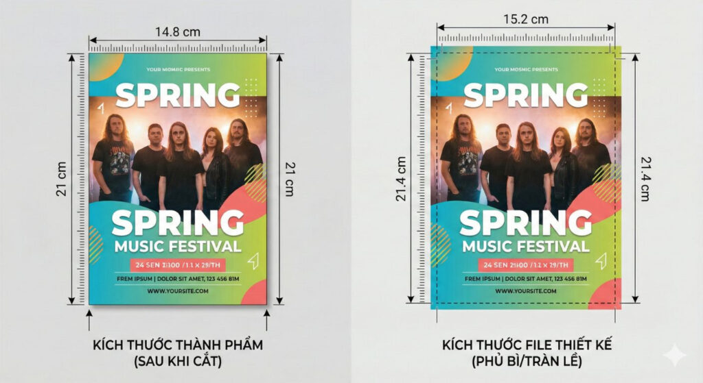 Kích Thước Thiết Kế Tờ Rơi A5