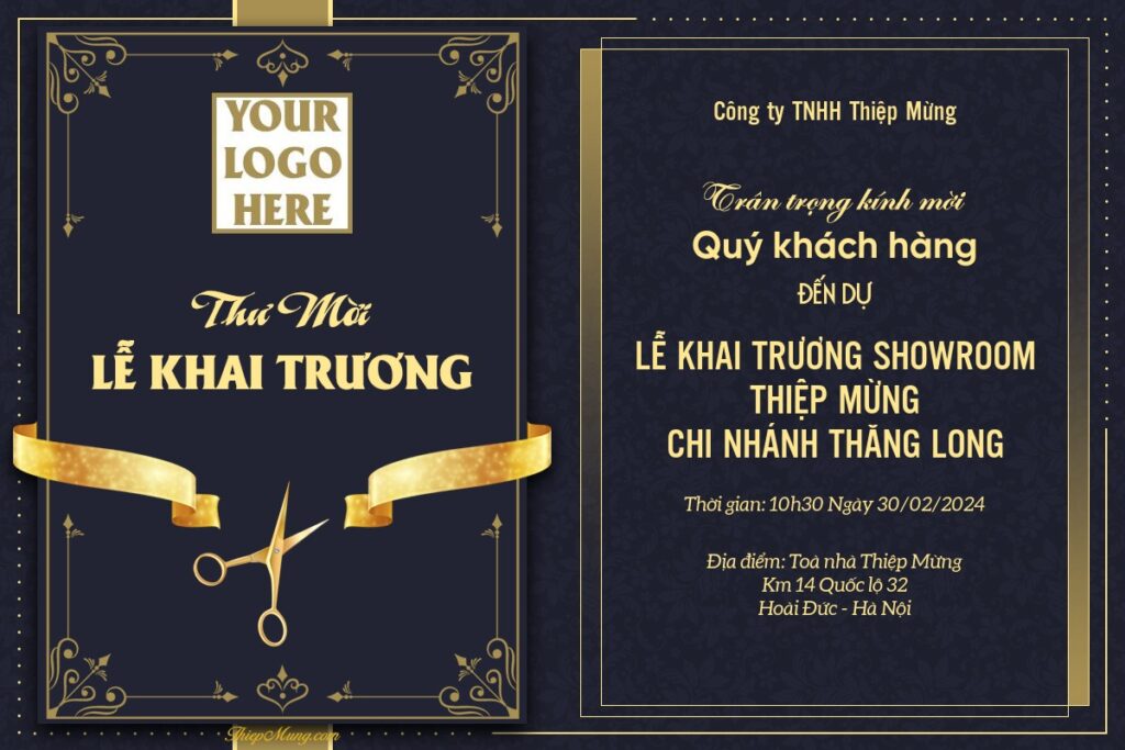 Thư Mời Tham Dự Sự Kiện