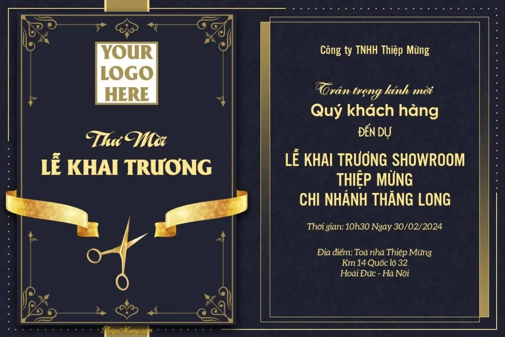 Thư Mời Tham Dự Sự Kiện