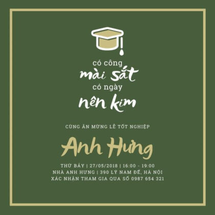 Thiệp Tốt Nghiệp