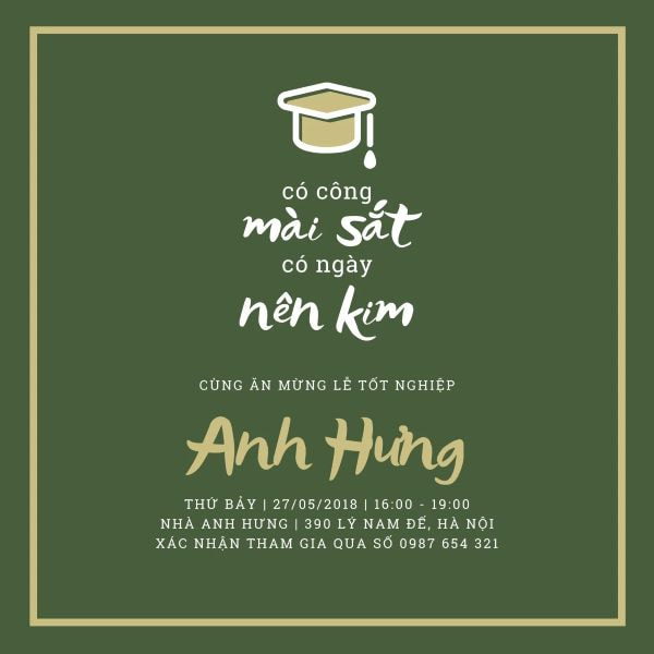 Thiệp Tốt Nghiệp