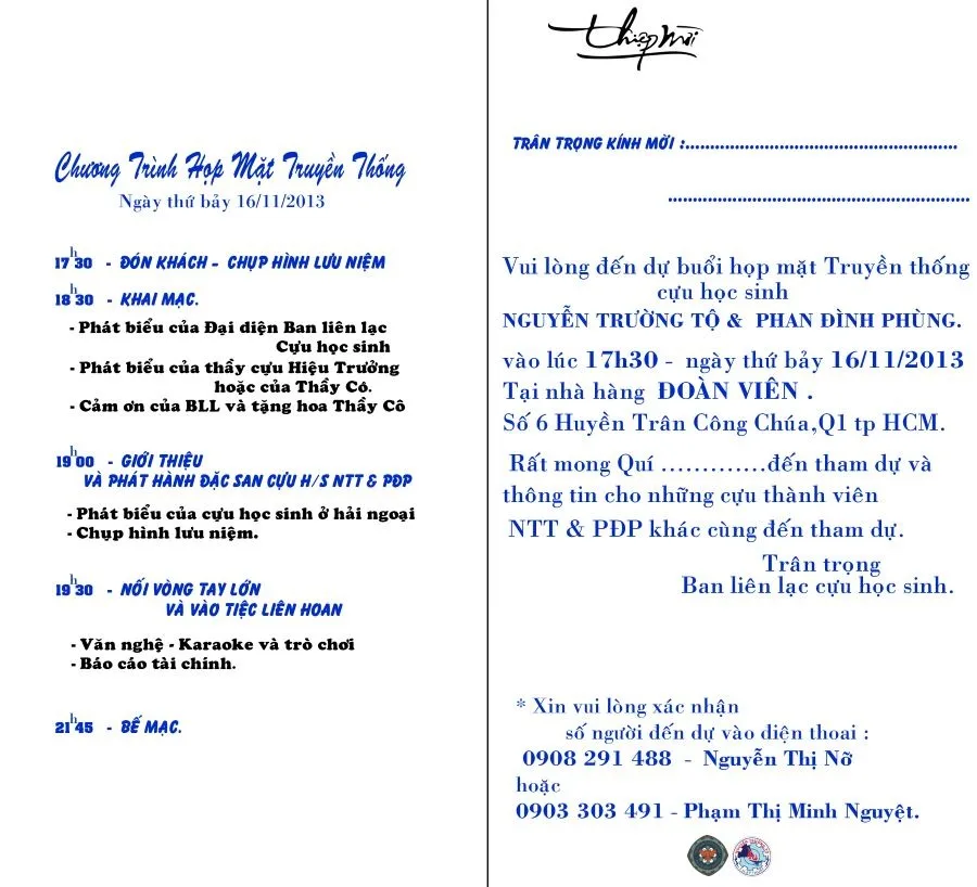 Mẫu Giấy Mời Gặp Mặt Phổ Biến Nhất Hiện Nay Và Cách Soạn Chuẩn | In Đồng Lợi | 2