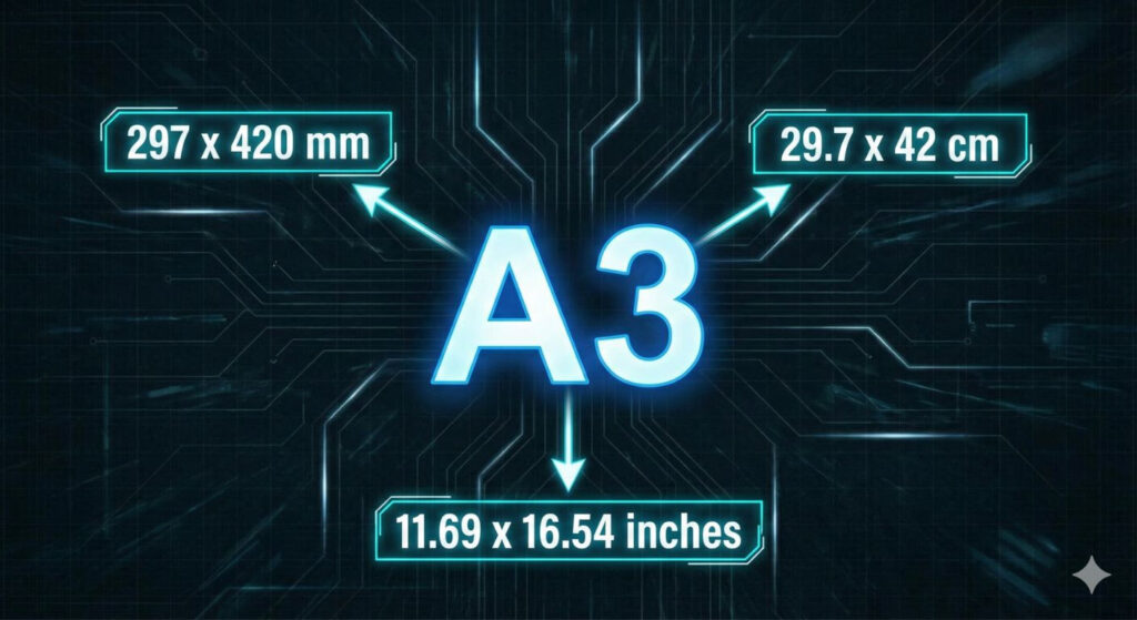 Bảng Tra Cứu Kích Thước Khổ Giấy A3 Cm Mm Inch Chính Xác Nhất