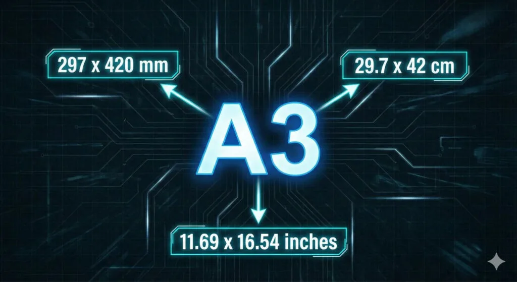 Bảng Tra Cứu Kích Thước Khổ Giấy A3 Cm Mm Inch Chính Xác Nhất