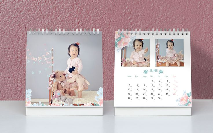 Mẫu In Lịch Để Bàn Cho Bé Cute Size A5