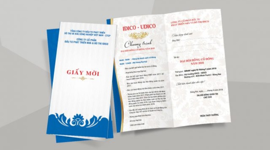 Gợi Ý Mẫu Thiệp Mời Khai Trương Đẹp, Chuyên Nghiệp &Amp; Dễ Tạo Dấu Ấn 3 Mau Thiep Moi Khai Truong 6 Gợi Ý Mẫu Thiệp Mời Khai Trương Đẹp, Chuyên Nghiệp &Amp; Dễ Tạo Dấu Ấn | In Đồng Lợi | 2