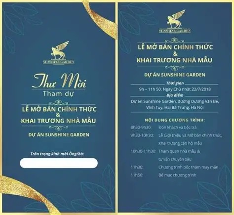 Thiết Kế Thư Mời