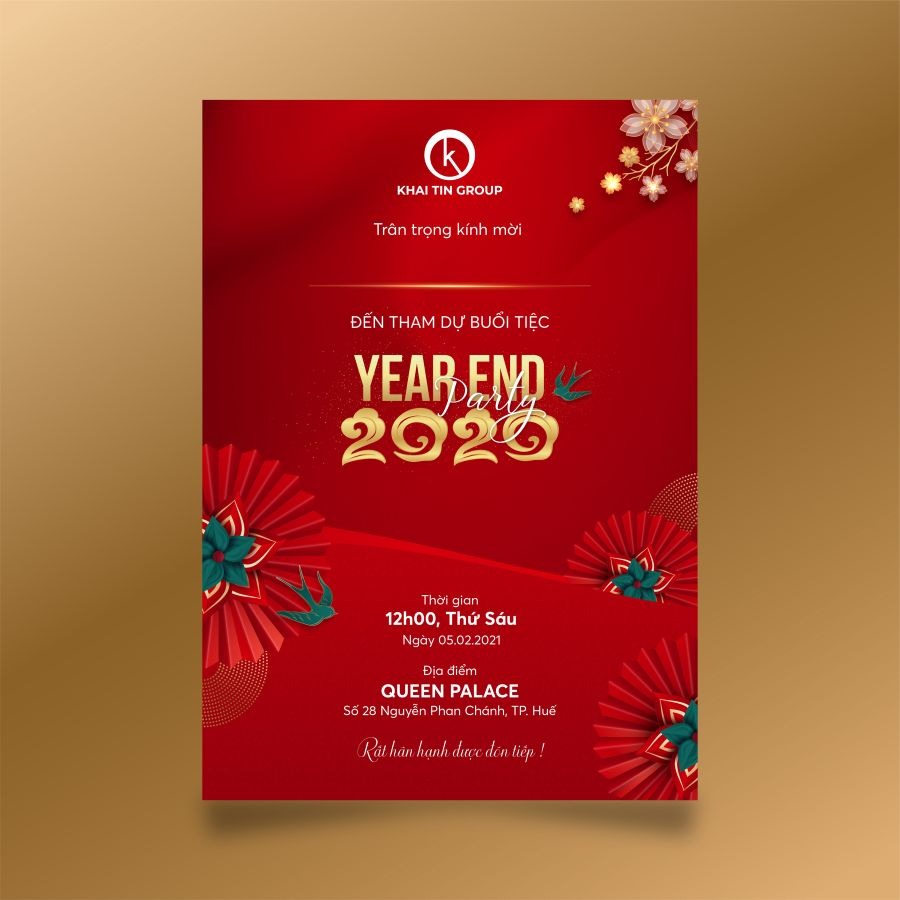 Mẫu Thiệp Mời Tất Niên Chuyên Nghiệp 2026 Cách Soạn Nội Dung &Amp; Thiết Kế Thu Hút | In Đồng Lợi | 5