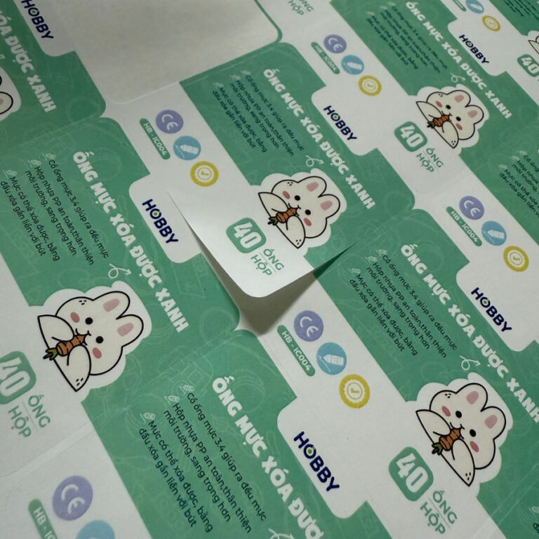 In Tem Nhãn Sản Phẩm Decal Giấy Giá Rẻ
