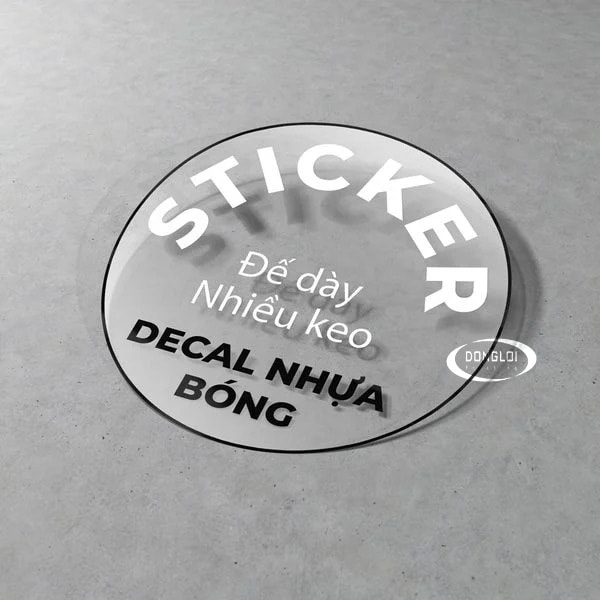 Decal Nhựa Trong Là Gì? Giải Đáp Thắc Mắc Khi Sử Dụng | In Đồng Lợi | 11