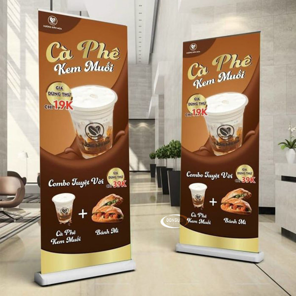 Mẫu Standee Quán Cafe, Nhà Hàng – In Đẹp, Giá Tốt | In Đồng Lợi | 1