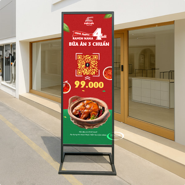 Mẫu Standee Quán Cafe, Nhà Hàng – In Đẹp, Giá Tốt | In Đồng Lợi | 6