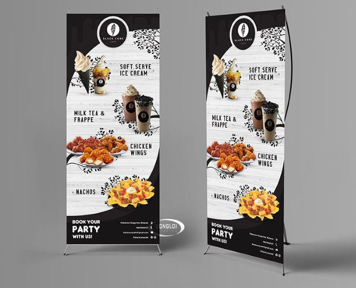 Mẫu Standee Quán Cafe, Nhà Hàng – In Đẹp, Giá Tốt | In Đồng Lợi | 10
