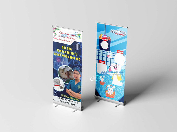 3 Lý do Standee 2 mặt giúp tiết kiệm không gian hiệu quả | In Đồng Lợi | 1