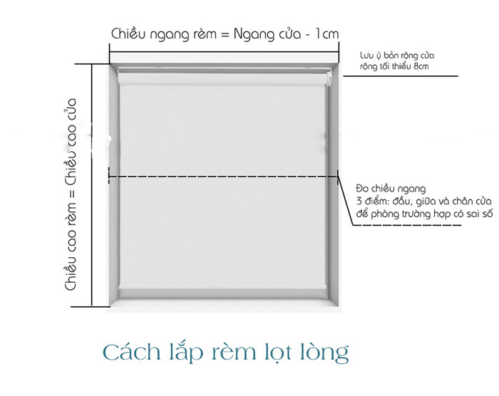 Hướng Dẫn Cách Đo Rèm Cuốn In Tranh Cửa Sổ Chuẩn Xác 3 Cach Do Rem Cuon In Tranh Cua So 2 Hướng Dẫn Cách Đo Rèm Cuốn In Tranh Cửa Sổ Chuẩn Xác | In Đồng Lợi | 3