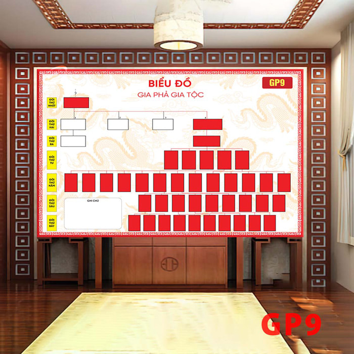 50+ Mẫu Gia Phả Đẹp, Trang Trọng Cho Gia Đình Và Dòng Họ | In Đồng Lợi | 11