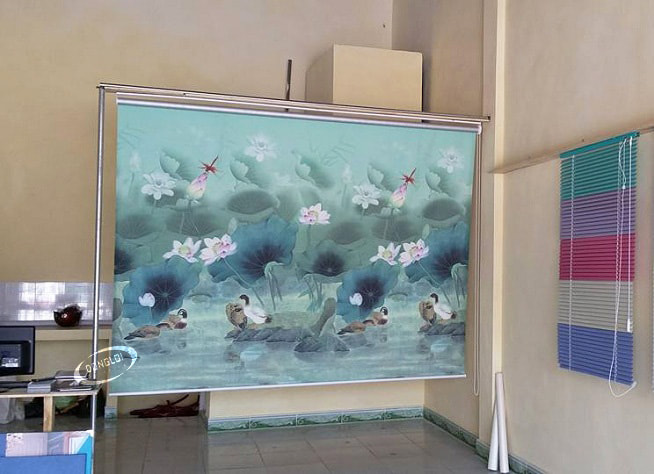Top 25+ Mẫu Rèm Cuốn Tranh Thủy Mặc Đẹp Cho Phòng Khách | In Đồng Lợi | 5