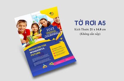 In Tờ Rơi 41 To Roi Kho A5 1 Dịch Vụ In Tờ Rơi Quảng Cáo A5 Theo Yêu Cầu Hà Nội