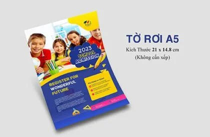 In Tờ Rơi 41 To Roi Kho A5 1 Dịch Vụ In Tờ Rơi Quảng Cáo A5 Theo Yêu Cầu Hà Nội