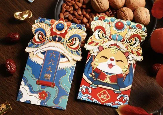 Mẫu Bao Lì Xì Đỏ Xuân Giáp Thìn 2024 | In Đồng Lợi | 6