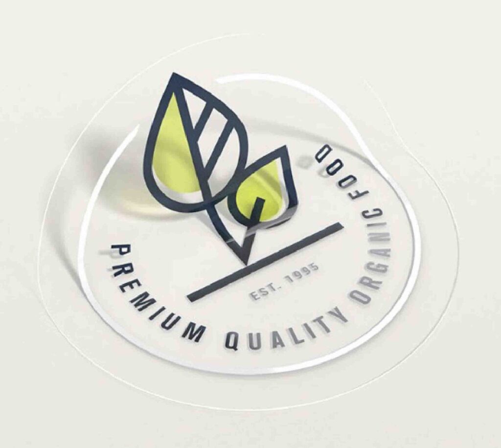 In Tem, Nhãn, Decal Giấy 20 Decal Trong Suốt