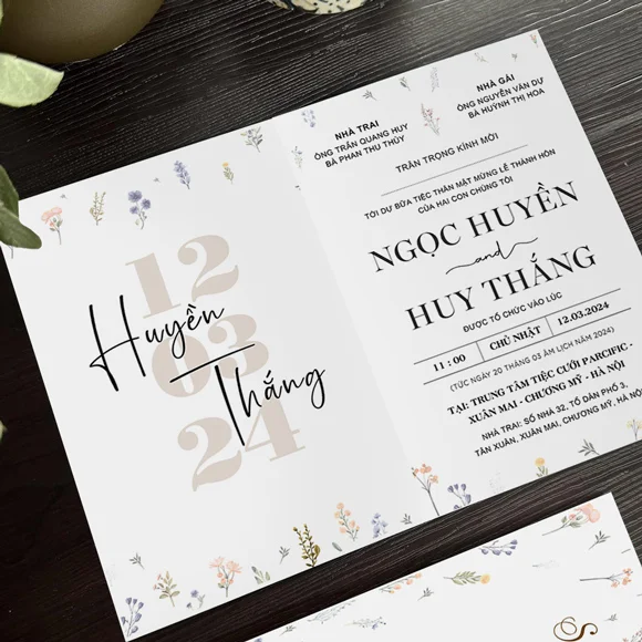 Dịch Vụ In Thiệp Cưới, Wedding Invitation