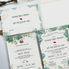 Dịch Vụ In Thiệp Cưới, Wedding Invitation