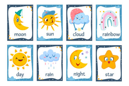 In Flashcard 27 Mau In Flashcard 01 Dịch Vụ In Flashcard, Thẻ Học Tập, Thẻ Ghi Nhớ