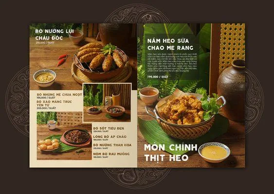 Top 20 Mẫu Menu Nhà Hàng Đẹp Được Yêu Thích Nhất Hiện Nay | In Đồng Lợi | 5