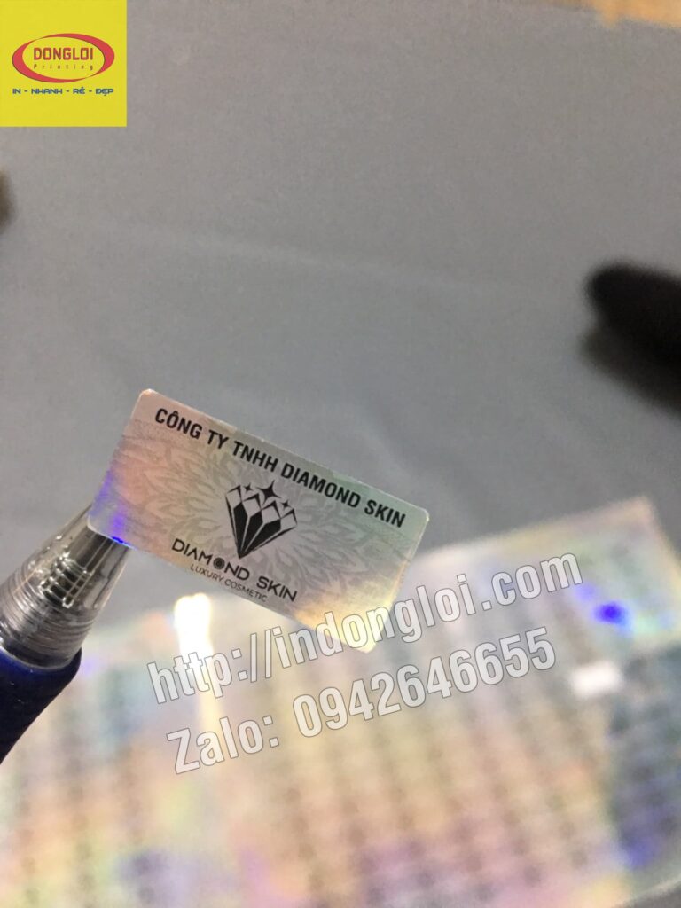 In Tem, Nhãn, Decal Giấy 24 Tem Decal Bạc